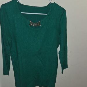 Elegant Green Women's Top